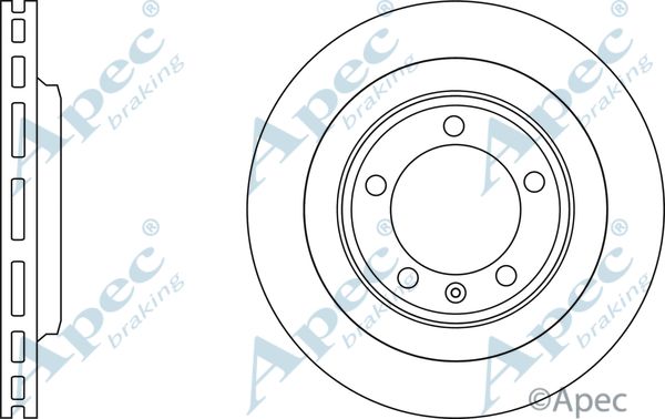 APEC BRAKING Bremžu diski DSK3102